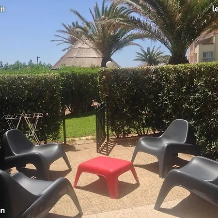 Le Cap D'agde Savannah 1,rez De Jardin, Acces Piscine Et Plage. 4 Personnes * 아그